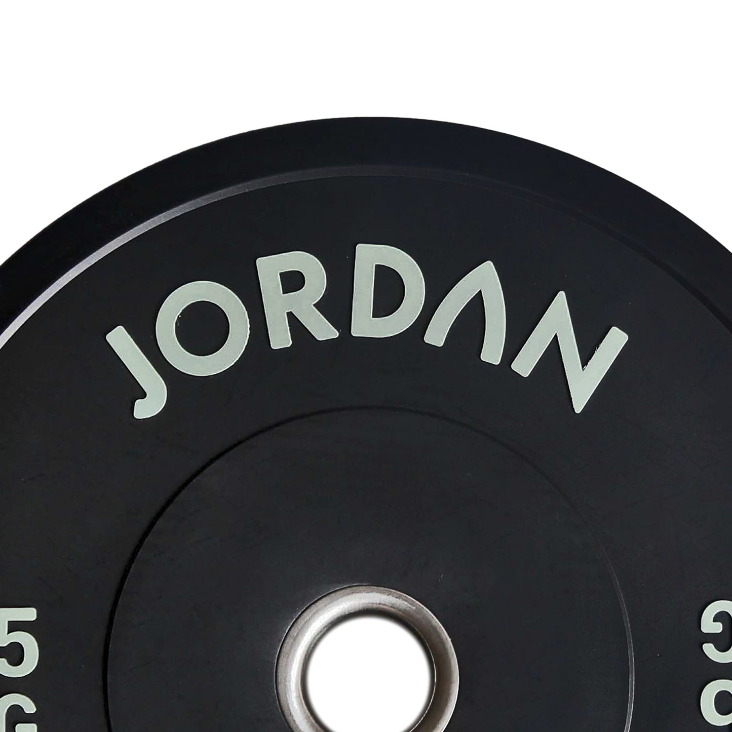 JORDAN® Black Rubber Bumper Weight Plates - NEW DESIGN