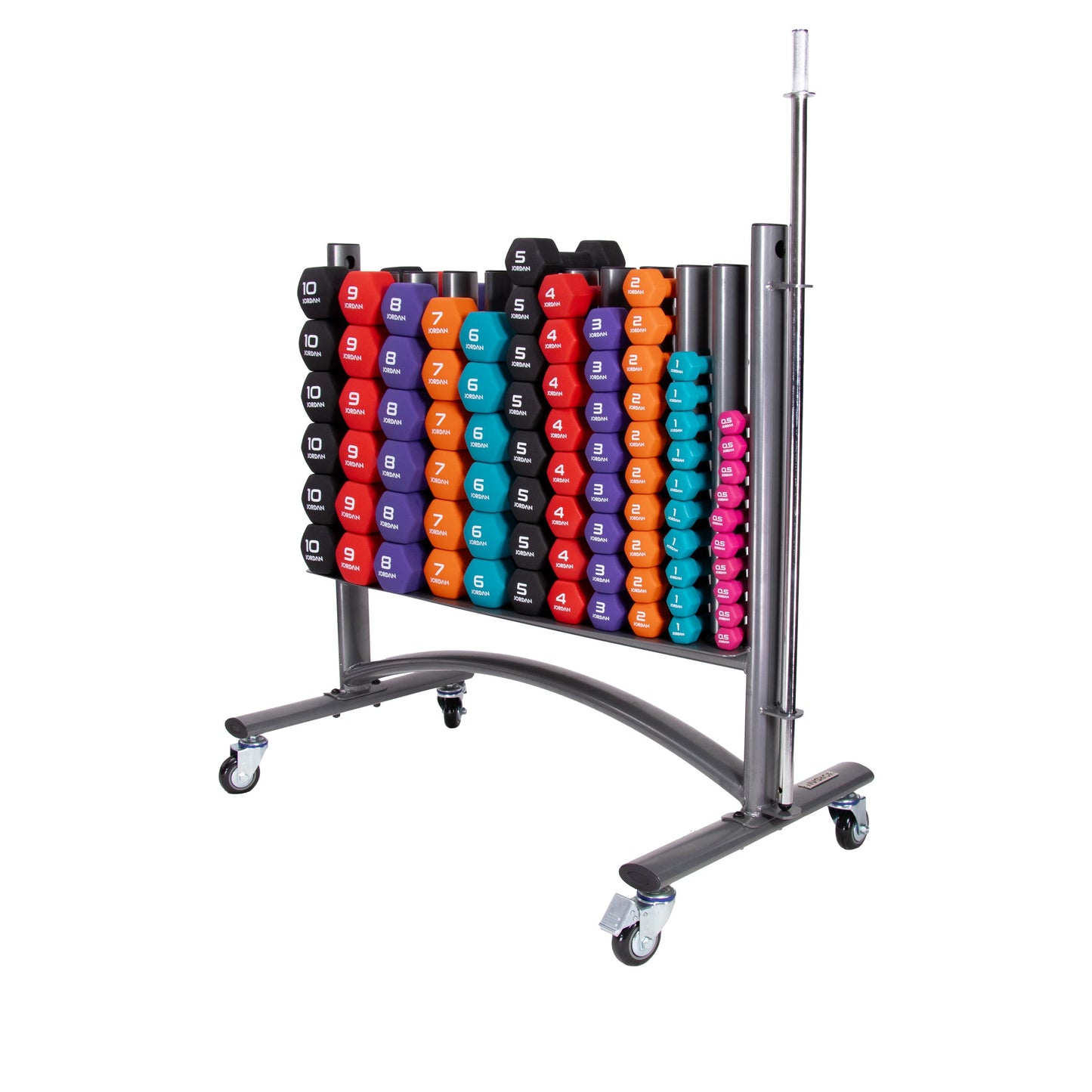 JORDAN Hex Neoprene Studio Dumbbell Sets