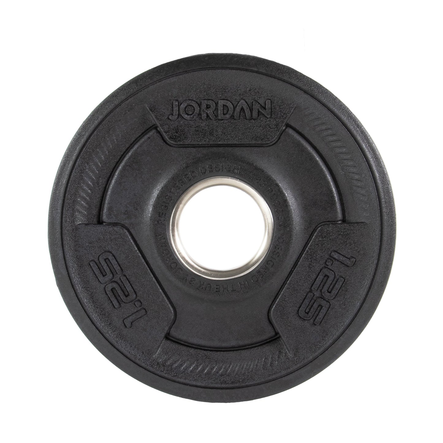 JORDAN Rubber Tri-Grip Olympic Weight Plates - NEW DESIGN