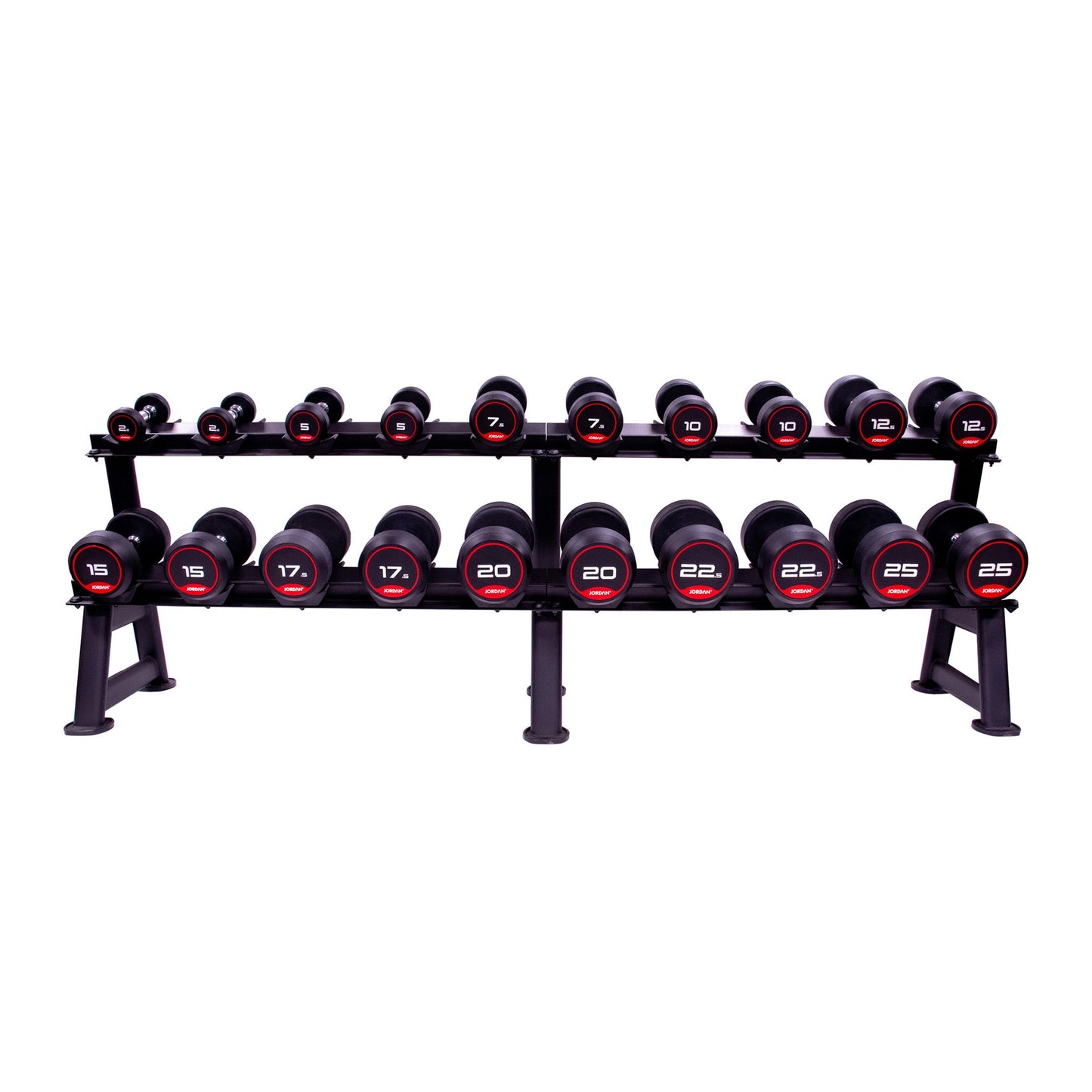 JORDAN® 10 Pair Dumbbell Rack (2 tier)