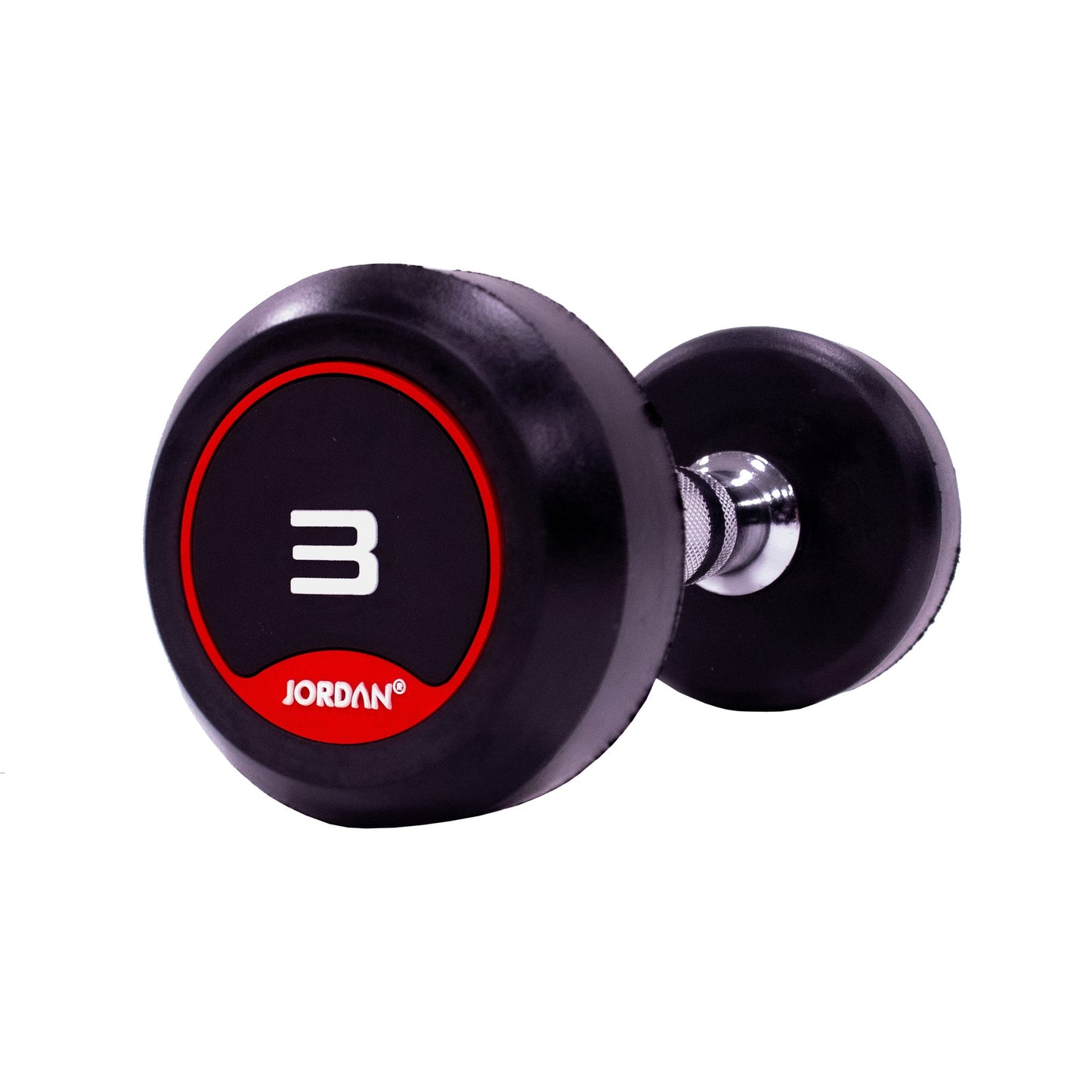 JORDAN Rubber Dumbbells - Up to 70kg (Red)