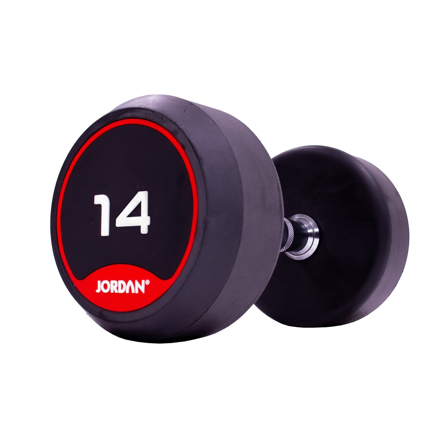 JORDAN Rubber Dumbbells - Up to 70kg (Red)