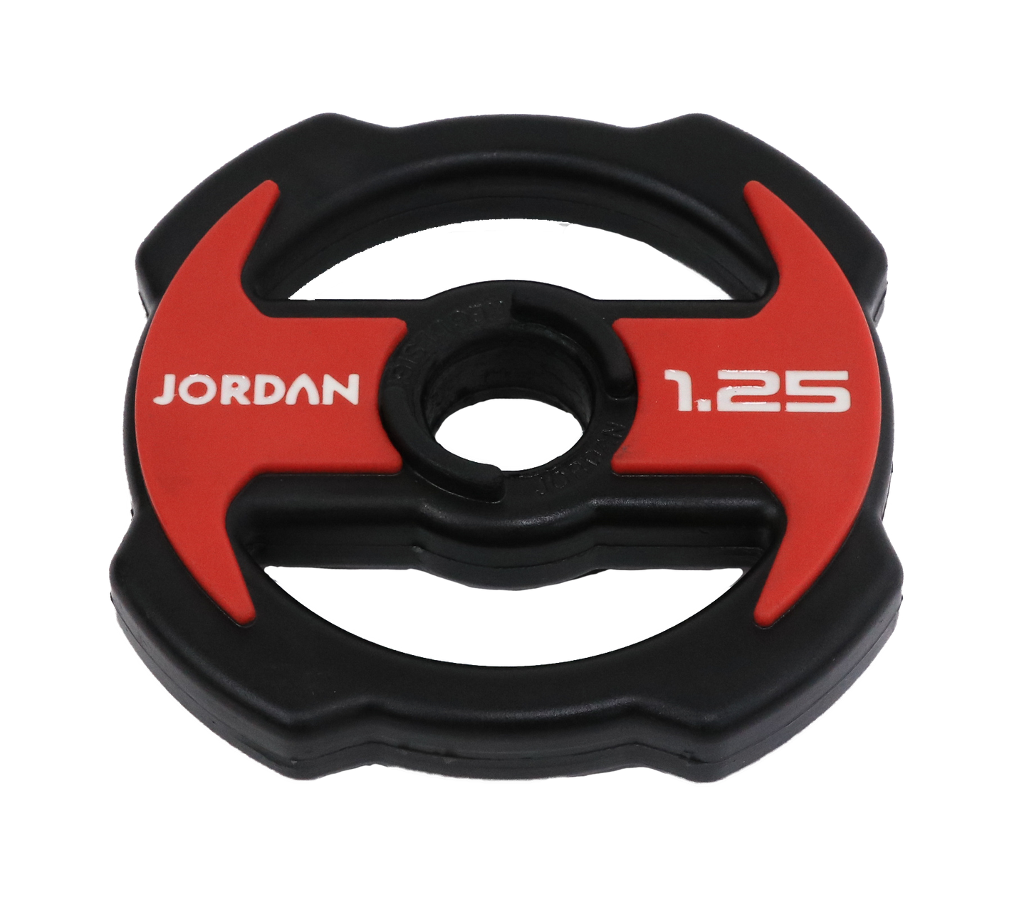 SAVE 50%! JORDAN Ignite V2 Urethane Studio Barbell Plates (Red/Black)