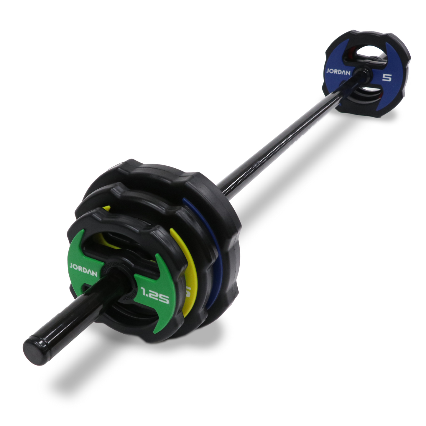 SAVE 50%! JORDAN Ignite V2 Urethane Studio Barbell Sets - Colour Coded