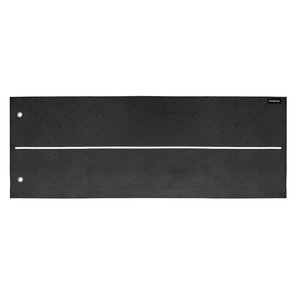 Club Yoga Mat with Central Posture Line - Black