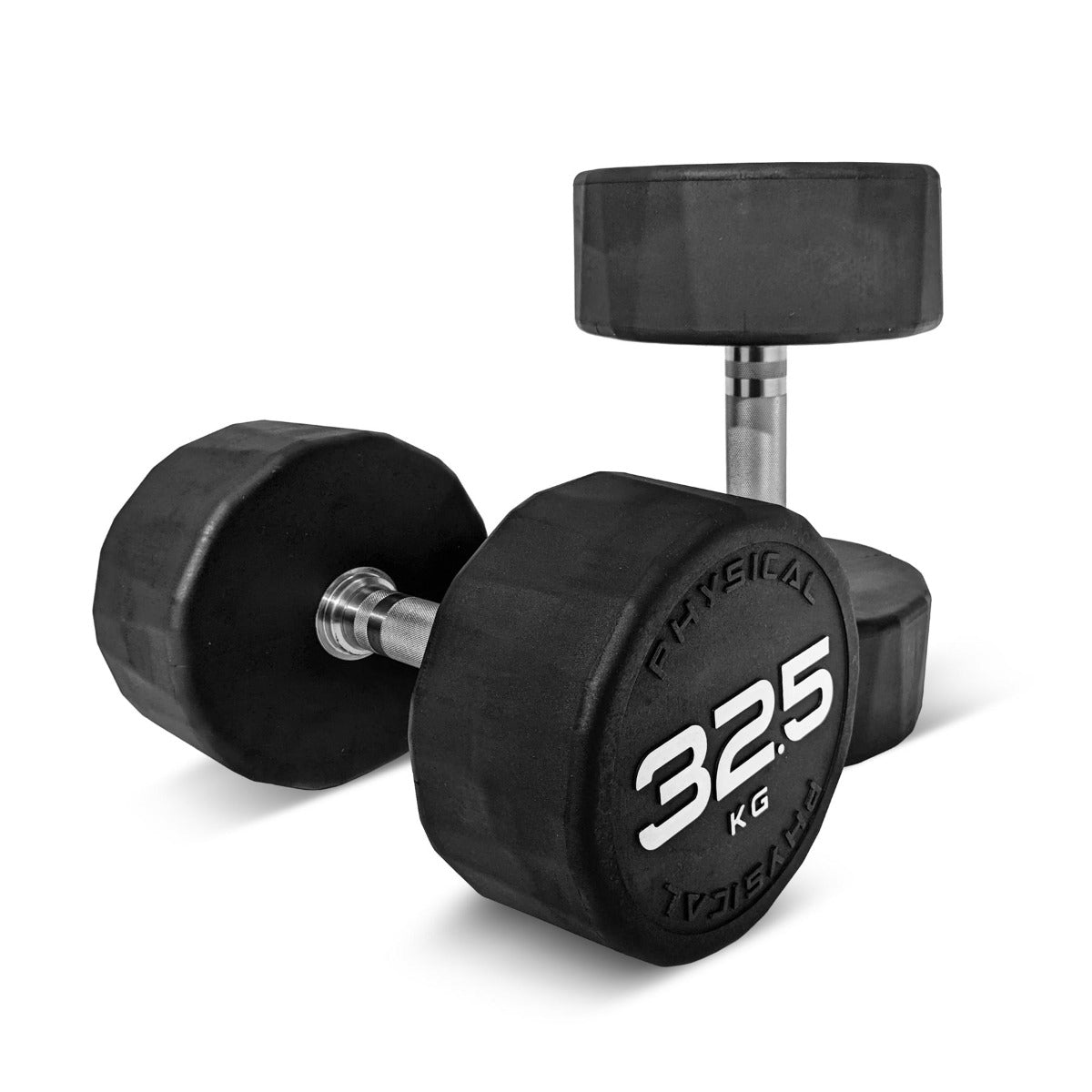 Rubber Dumbbells Pair