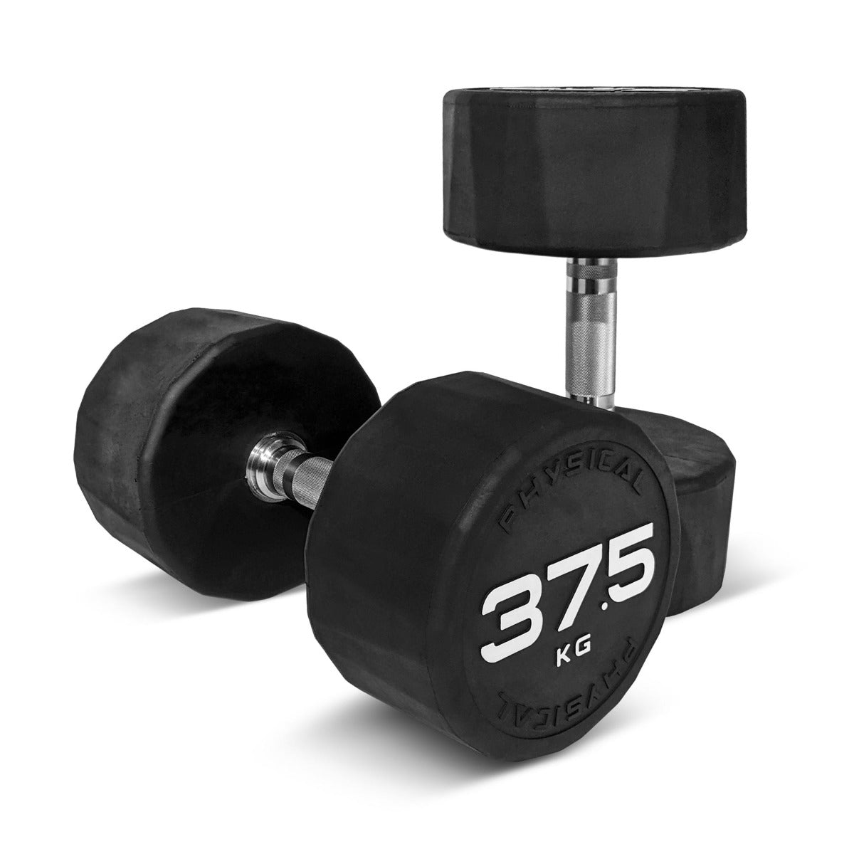 Rubber Dumbbells Pair