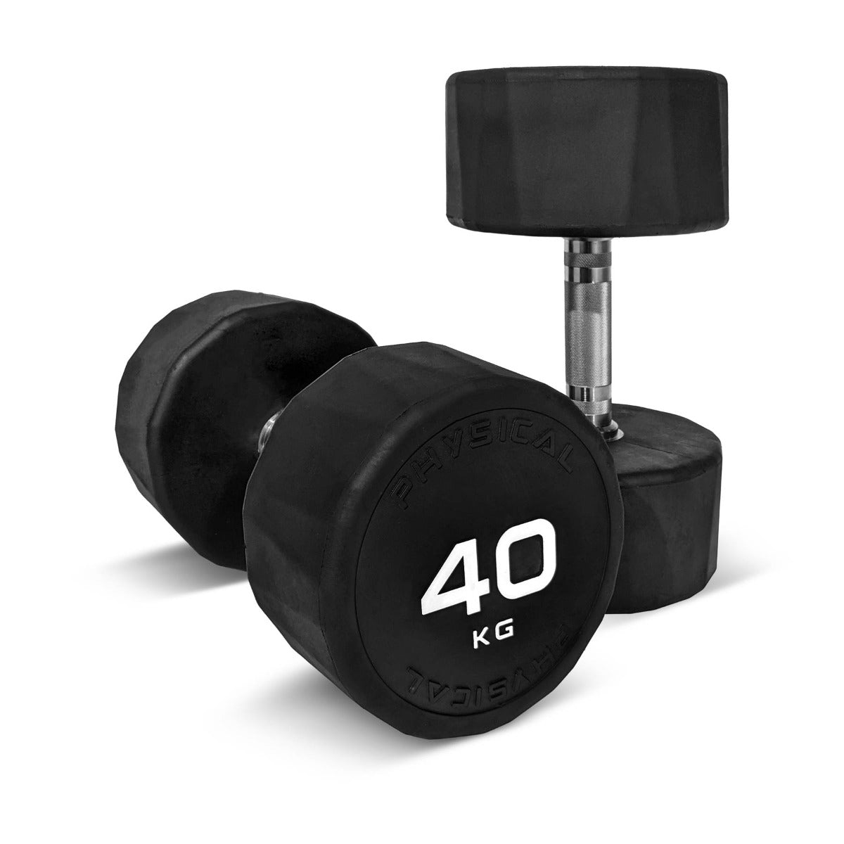 Rubber Dumbbells Pair