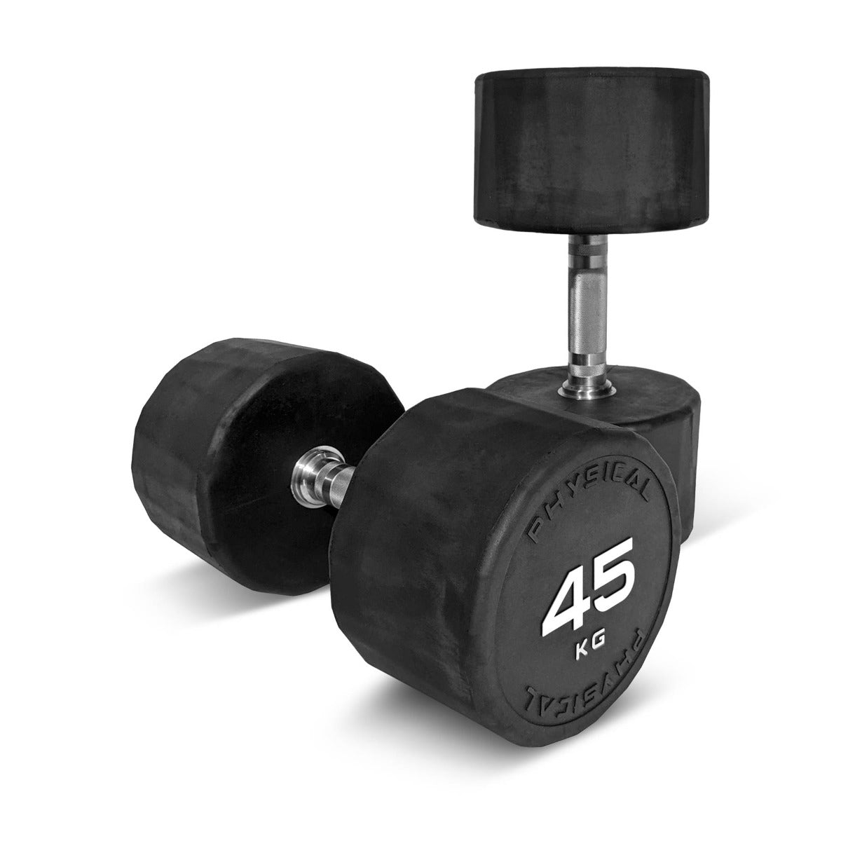 Rubber Dumbbells Pair
