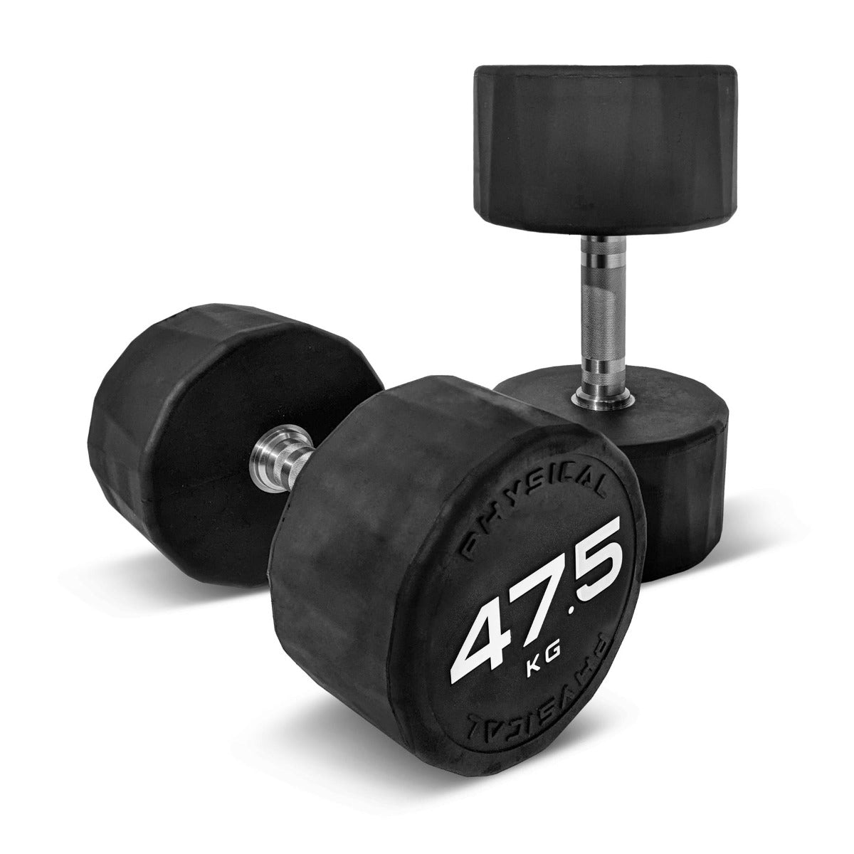 Rubber Dumbbells Pair