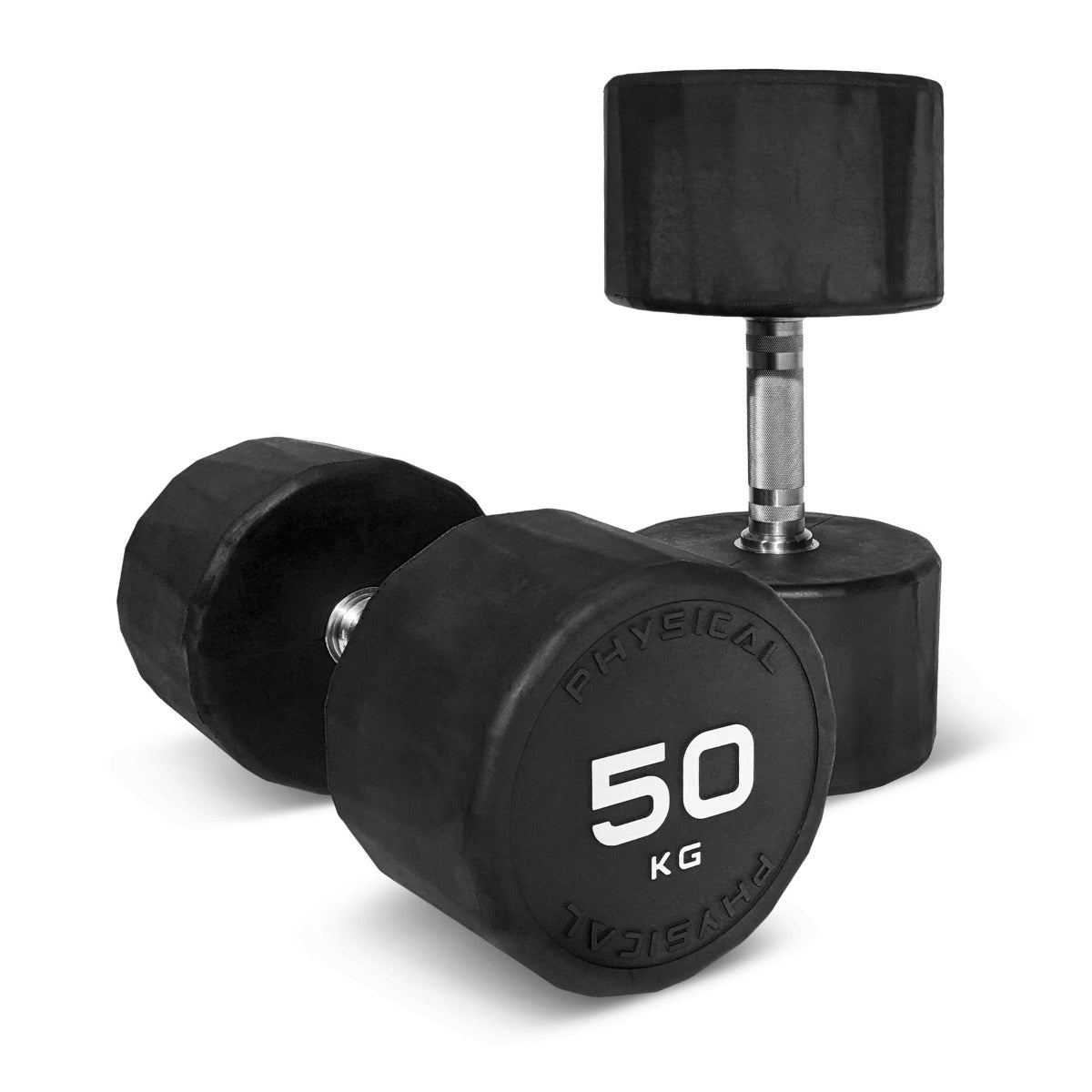 Rubber Dumbbells Pair