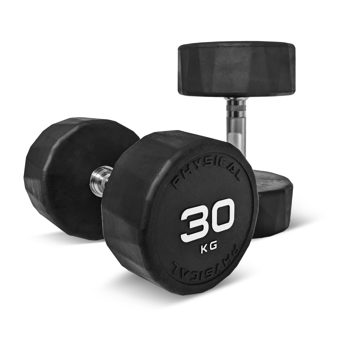 Rubber Dumbbells Pair