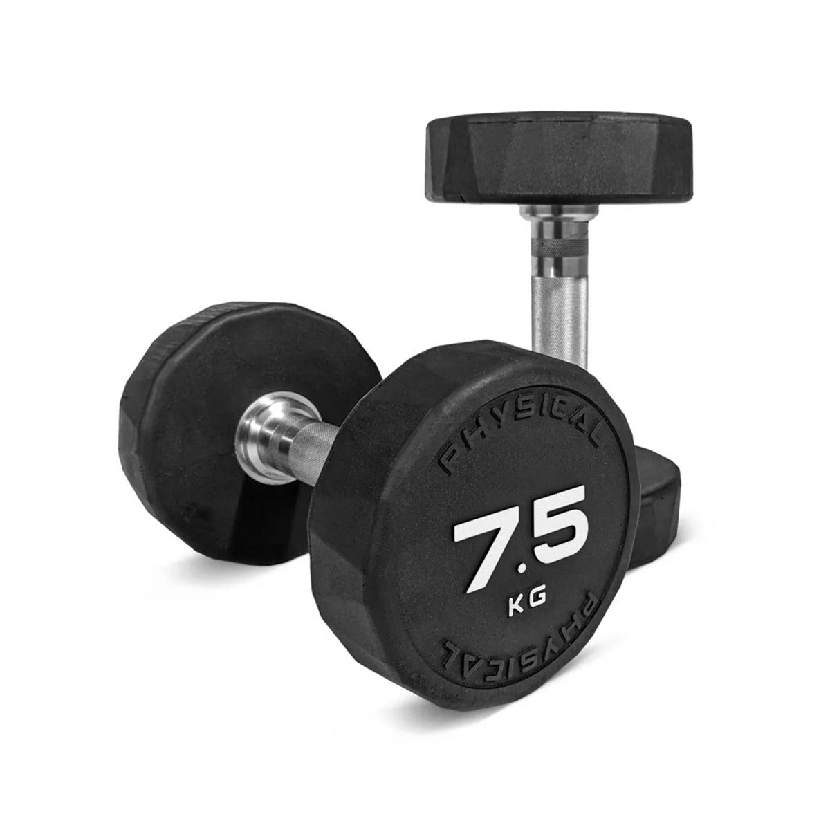 Rubber Dumbbells Pair