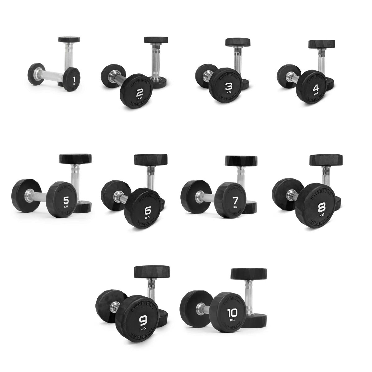 Rubber Dumbbells Sets