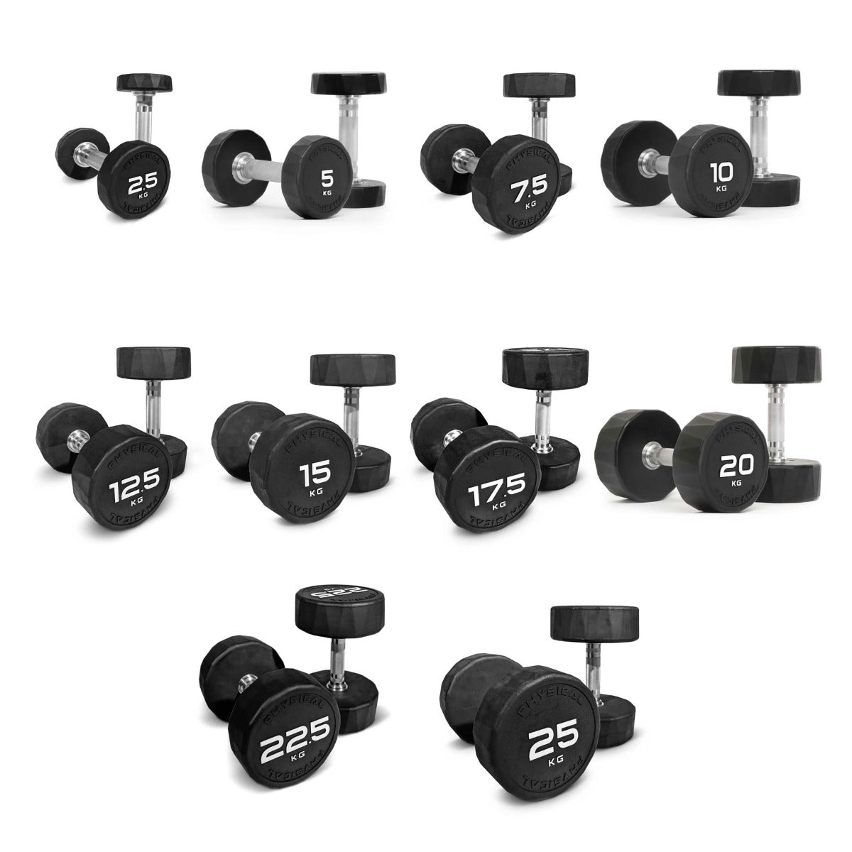 Rubber Dumbbells Sets