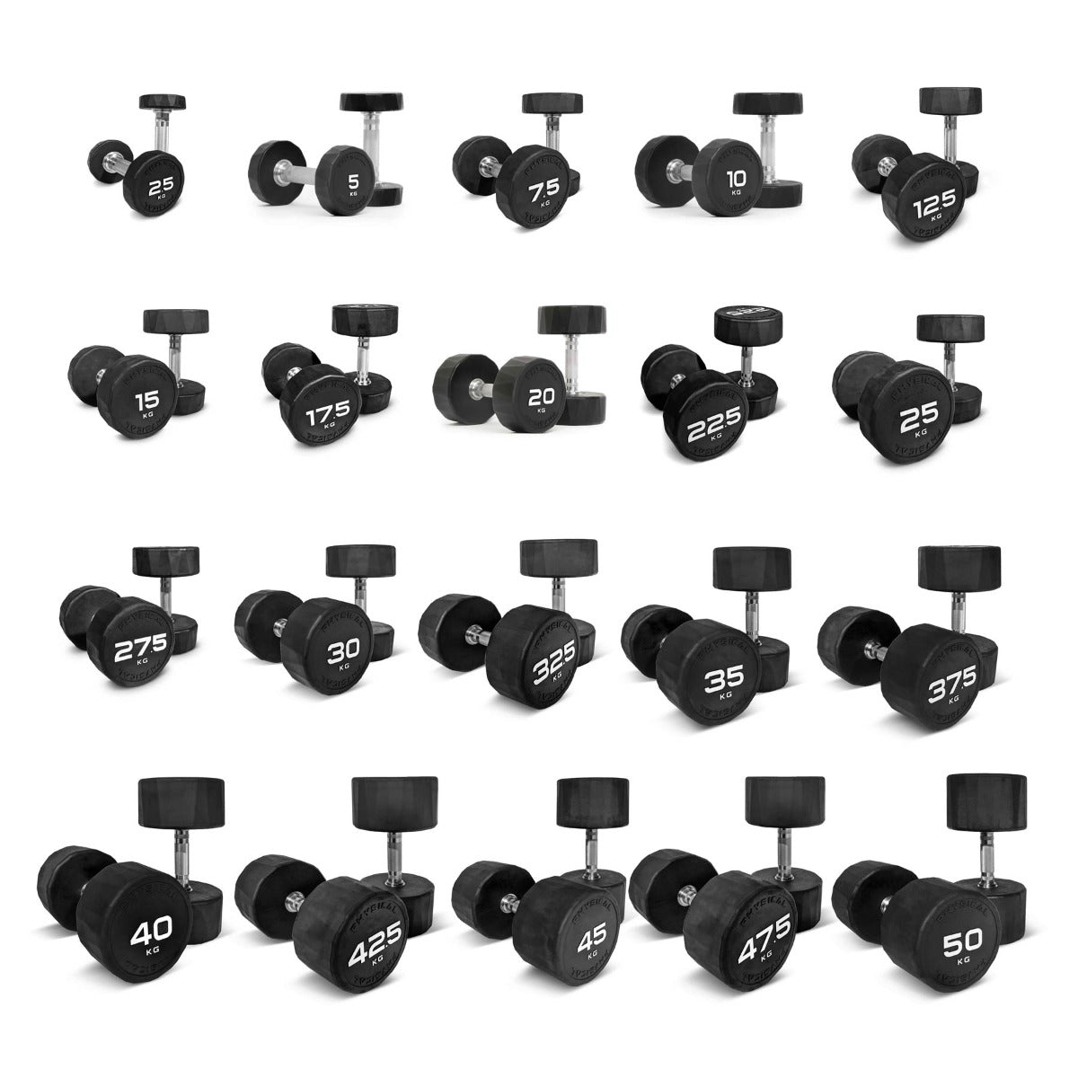 Rubber Dumbbells Sets