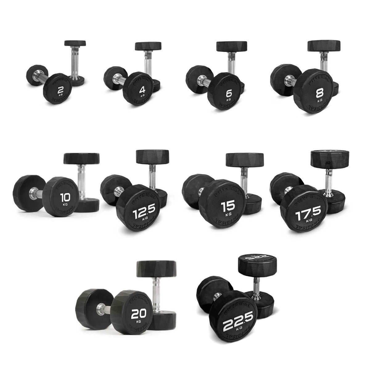Rubber Dumbbells Sets