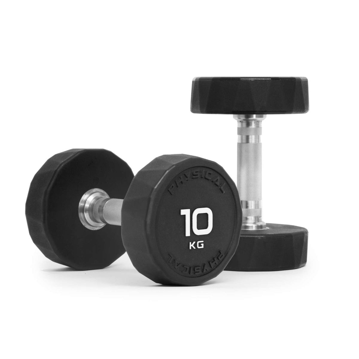 Rubber Dumbbells Pair