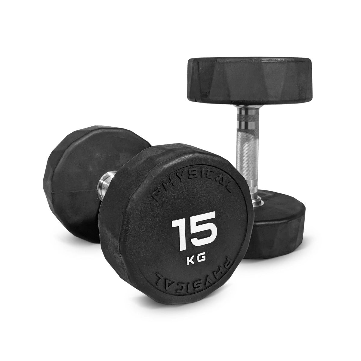 Rubber Dumbbells Pair