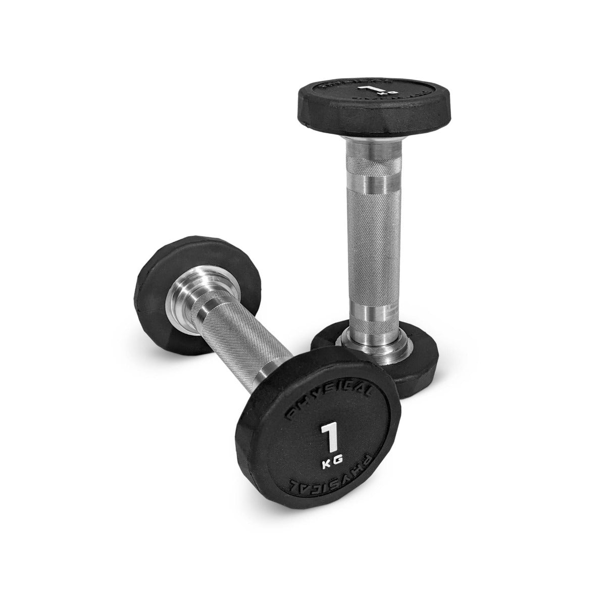 Rubber Dumbbells Pair