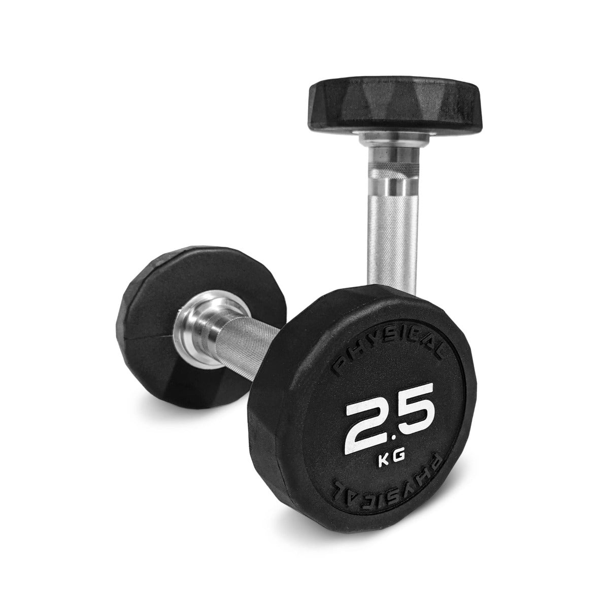 Rubber Dumbbells Pair