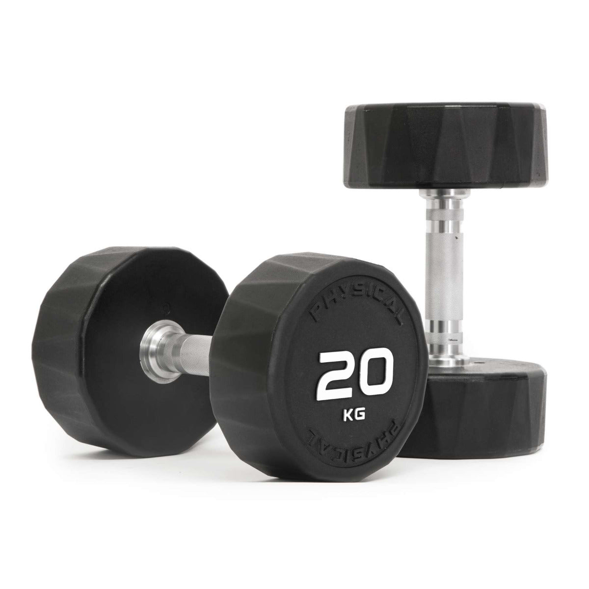 Rubber Dumbbells Pair