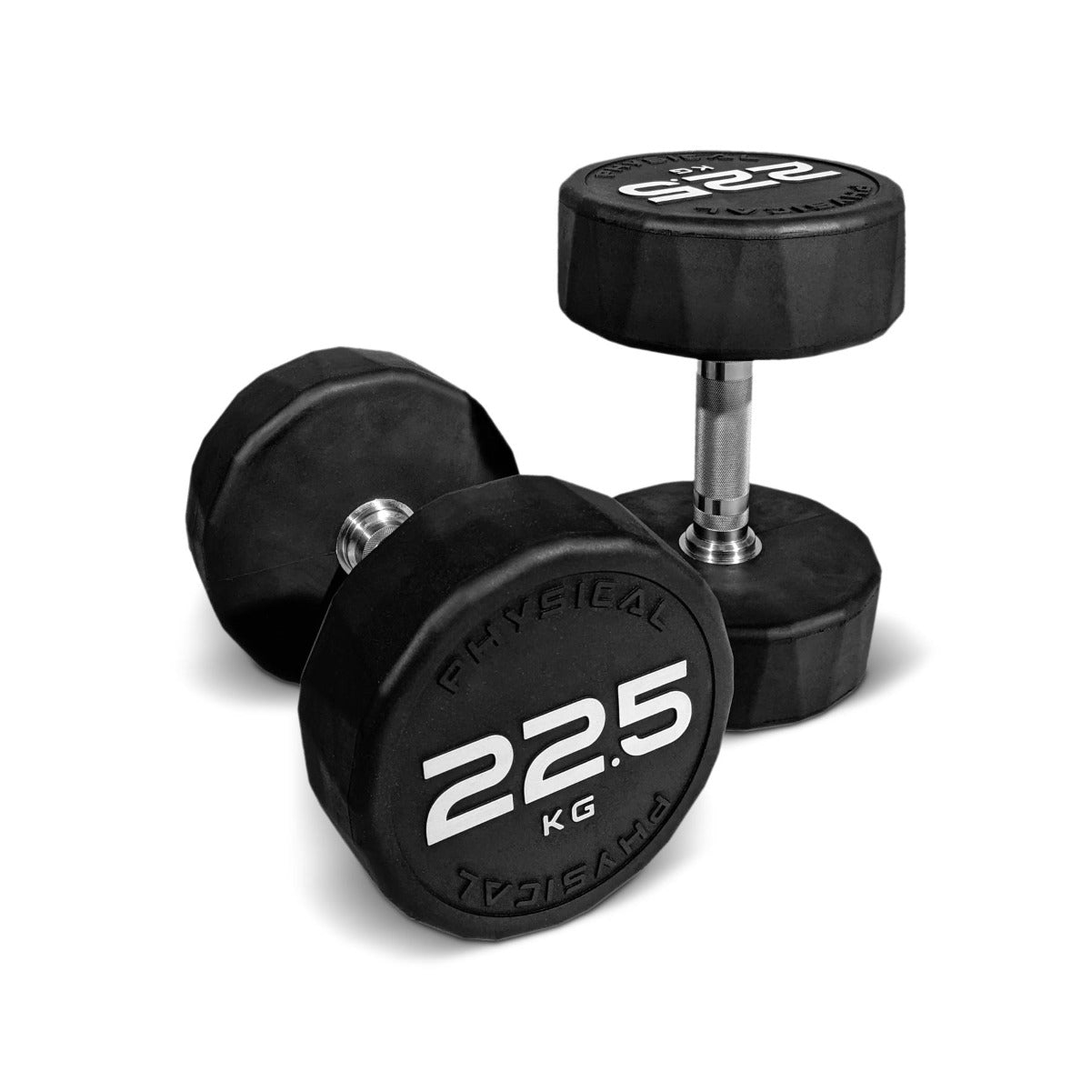 Rubber Dumbbells Pair