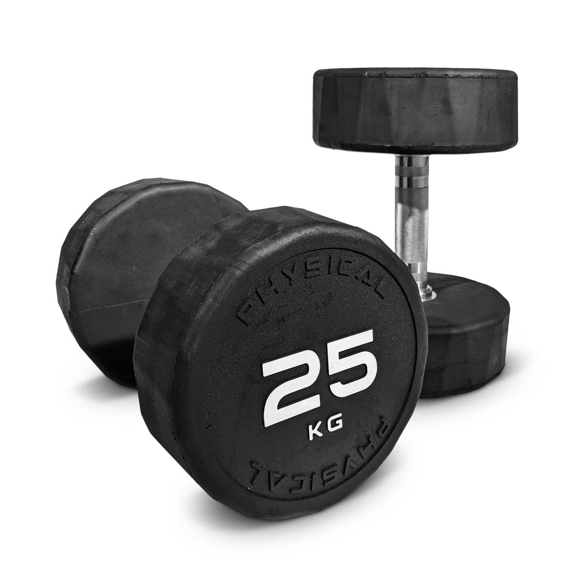 Rubber Dumbbells Pair