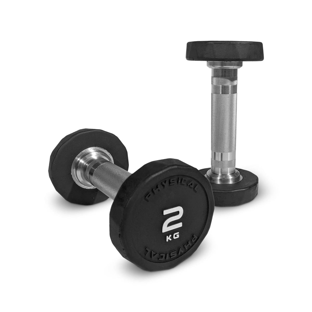 Rubber Dumbbells Pair