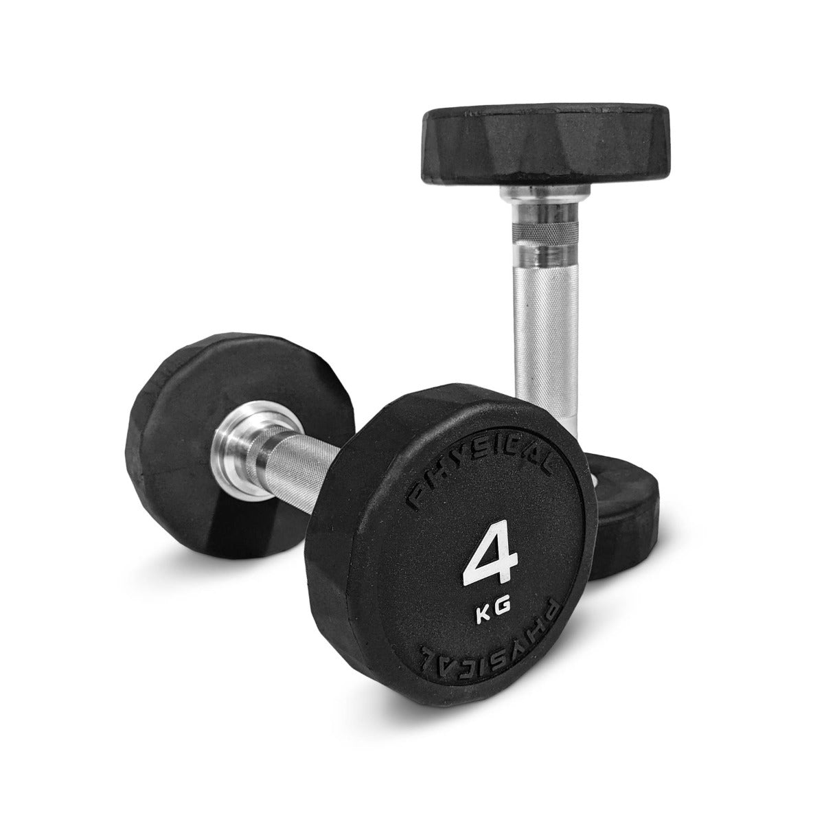 Rubber Dumbbells Pair