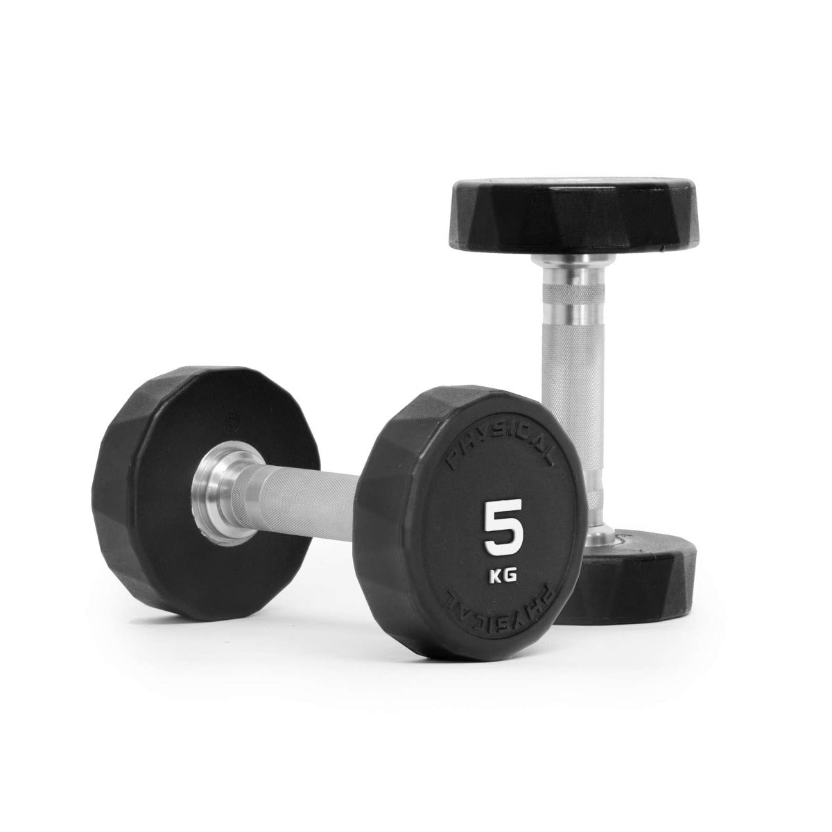 Rubber Dumbbells Pair