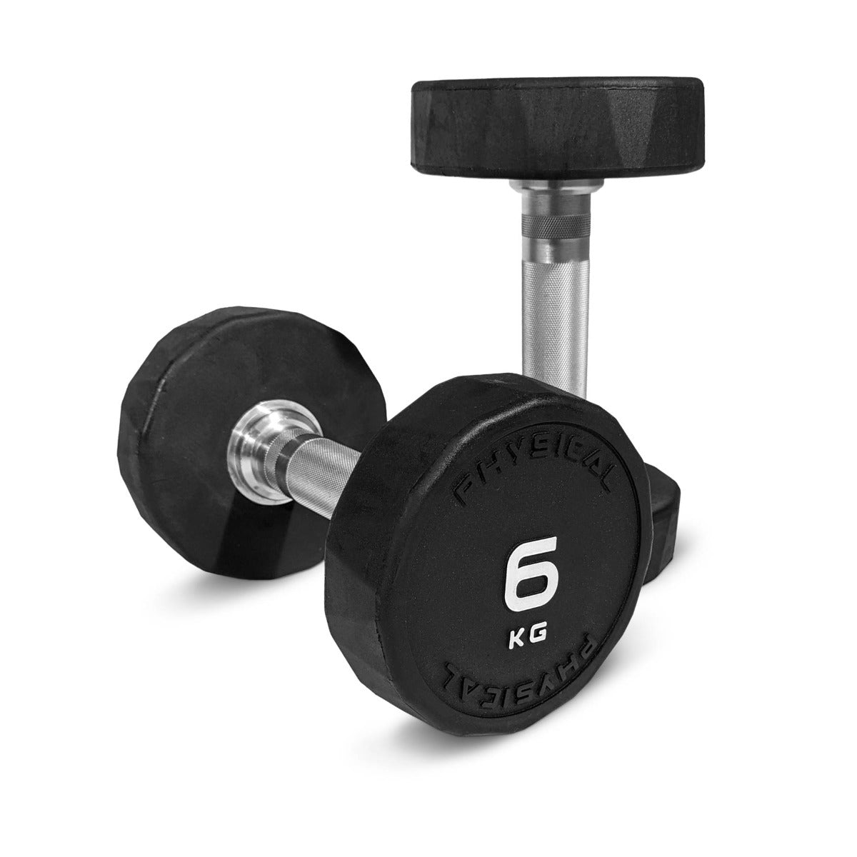 Rubber Dumbbells Pair