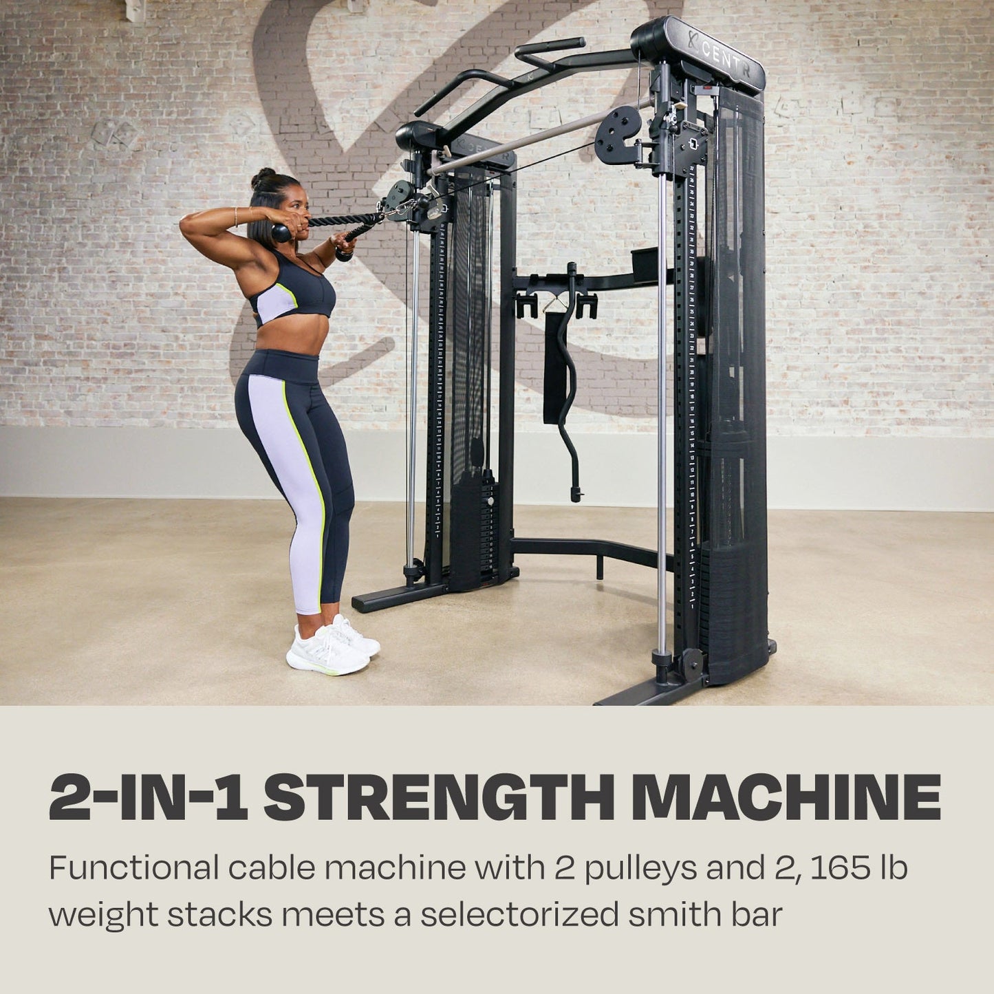 Centr 3 Home Gym Functional Trainer (with Selectorised Smith Machine) - Pre-Order