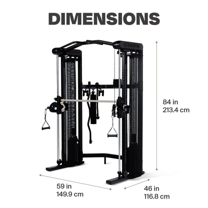 Centr 3 Home Gym Functional Trainer (with Selectorised Smith Machine) - Pre-Order
