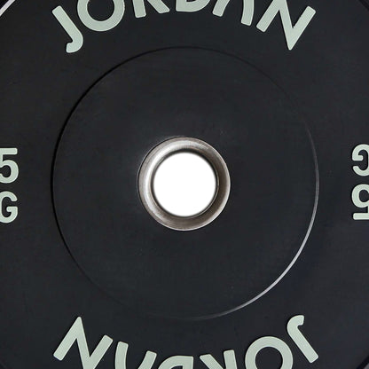 JORDAN® Black Rubber Bumper Weight Plates - NEW DESIGN