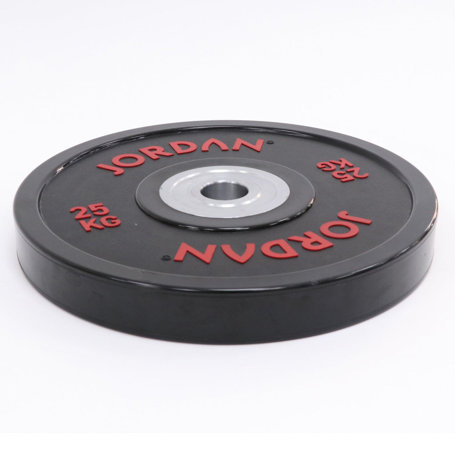 JORDAN® Black Urethane Competition Weight Plate - Coloured Text