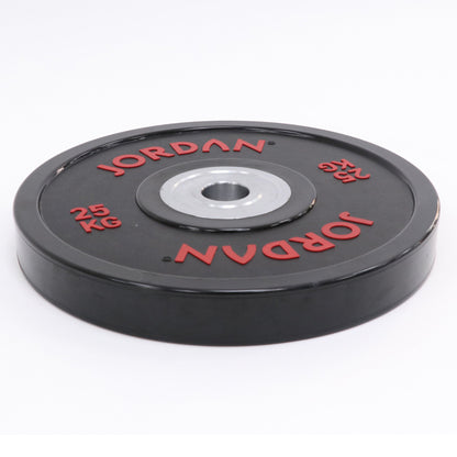 JORDAN® Black Urethane Competition Weight Plate - Coloured Text