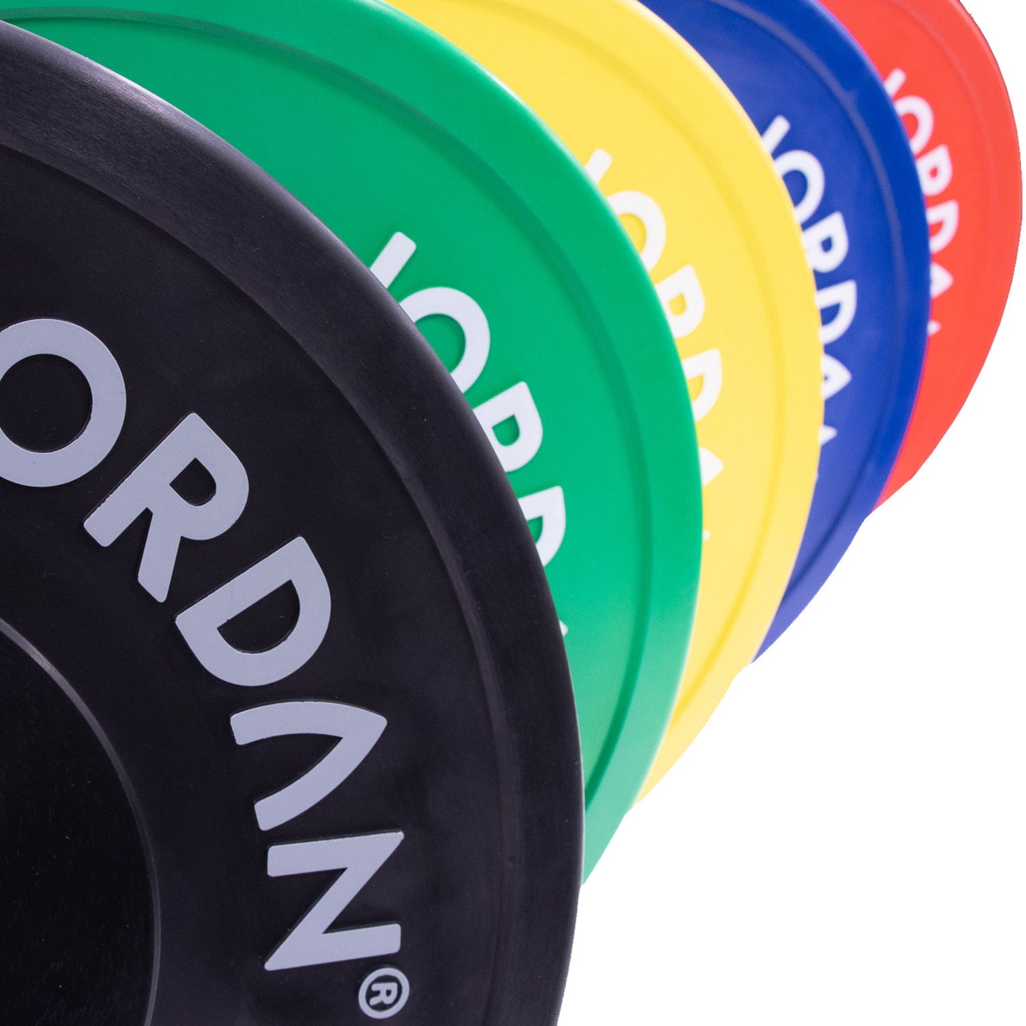 JORDAN HG Coloured Rubber Bumper Weight Plates
