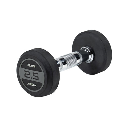 JORDAN Rubber Dumbbells - Grey