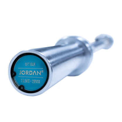JORDAN Steel Series Straight Olympic Bars with bearings [Ex Demo]