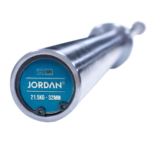 JORDAN Steel Series Straight Olympic Bars with bearings [Ex Demo]
