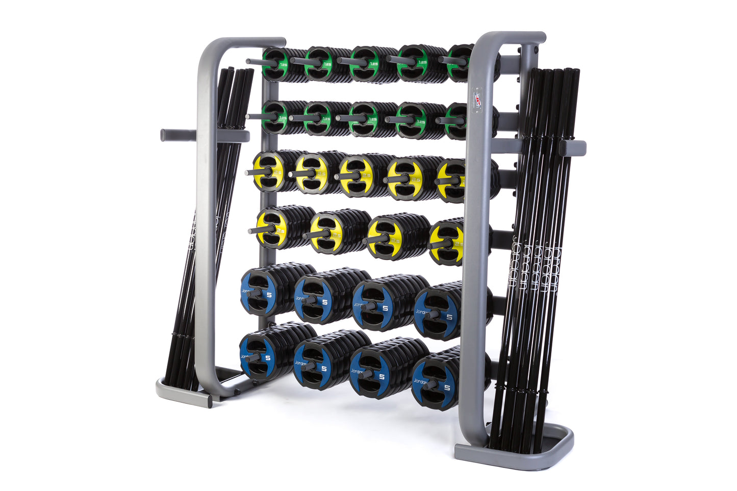 SAVE 50%! JORDAN Ignite V2 Urethane Studio Barbell Sets - Colour Coded