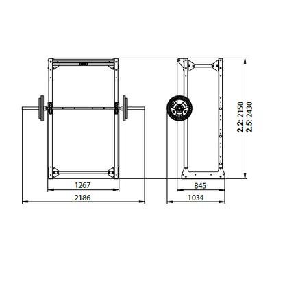 JORDAN Ultimate Strength Half Rack (Fixed)
