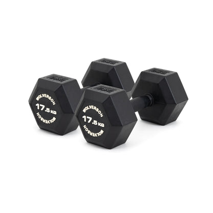 Wolverson Rubber HEX Dumbbell Pairs - EX Event