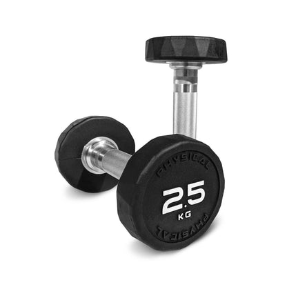 Rubber Dumbbells Pair